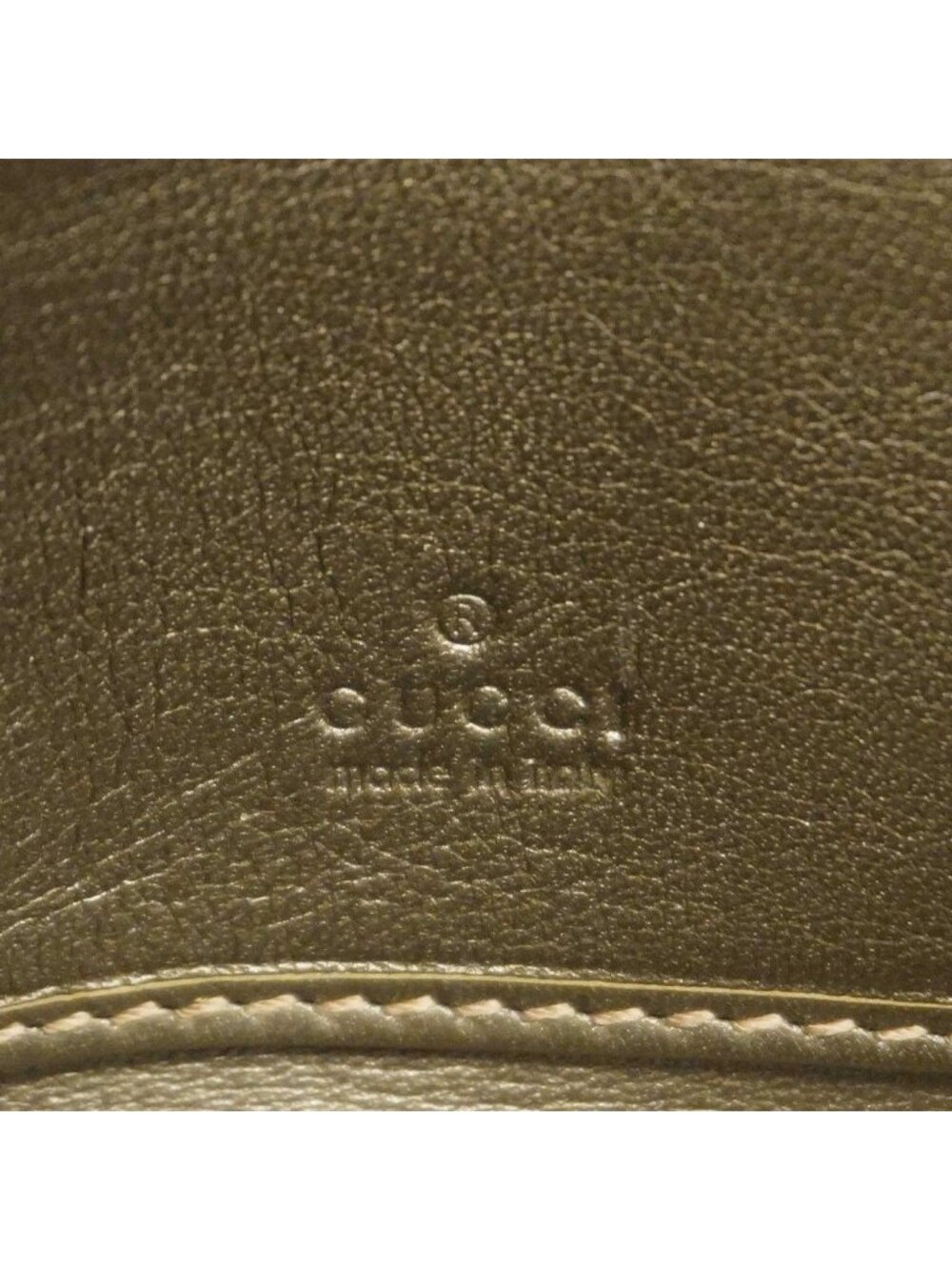 Gucci Wallet GG Supreme Khaki Green Silver - Picture 4 of 8
